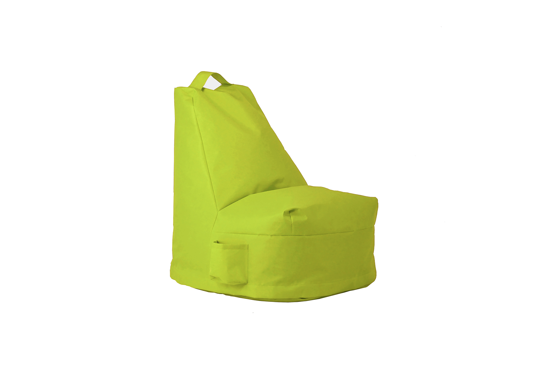 Pienessä L-tuolissa saa ryhdikkään asennon, sillä tuoli tukee istujan selkää ja jalkoja.