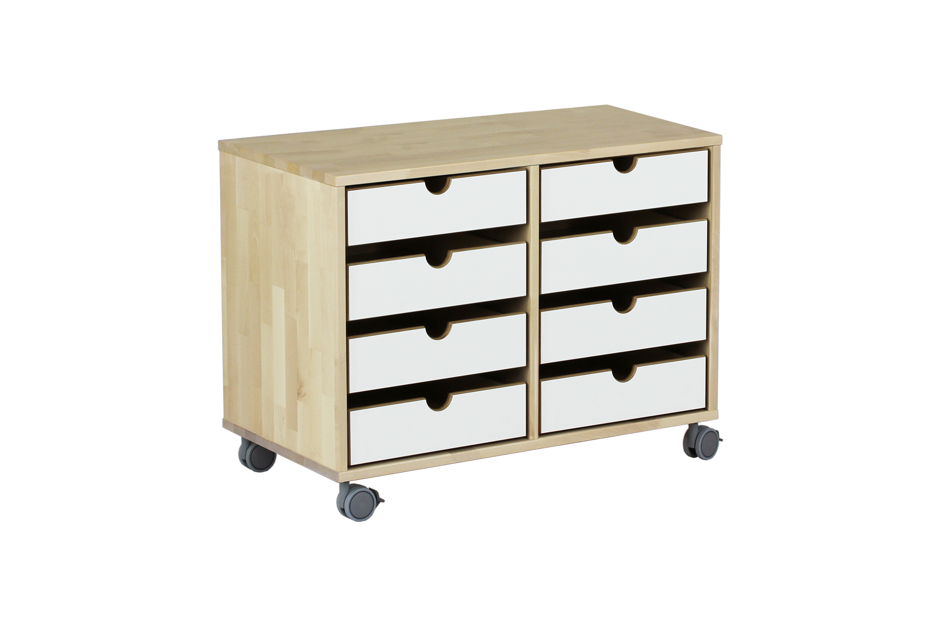 Muksu-säilytin 8 laatikkoa 81x43x61