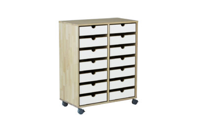 Muksu-säilytin 14 laatikkoa 81x43x99